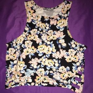Floral crop top